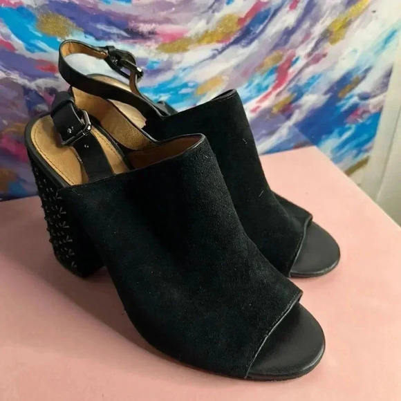 Coach Black Slingback Sandals - Picture 8 of 8